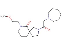 2-(azepan-1-ylacetyl)-7-(2-methoxyethyl)-2,7-diazaspiro[4.5]decan-6-one