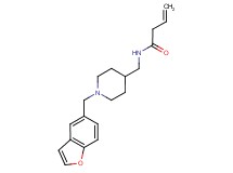 N-{[1-(1-benzofuran-5-ylmethyl)piperidin-4-yl]methyl}but-3-enamide