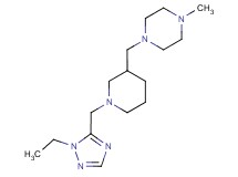 1-({1-[(1-ethyl-1H-1,2,4-triazol-5-yl)methyl]piperidin-3-yl}methyl)-4-methylpiperazine