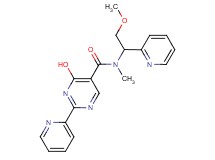 4-hydroxy-N-(2-methoxy-1-pyridin-2-ylethyl)-N-methyl-2-pyridin-2-ylpyrimidine-5-carboxamide