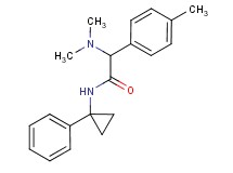 2-(dimethylamino)-2-(4-methylphenyl)-N-(1-phenylcyclopropyl)acetamide