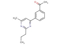 1-[3-(6-methyl-2-propylpyrimidin-4-yl)phenyl]ethanone