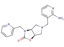 (3aS*,6aR*)-5-[(2-aminopyridin-3-yl)methyl]-3-(pyridin-2-ylmethyl)hexahydro-2H-pyrrolo[3,4-d][1,3]oxazol-2-one
