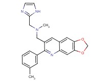 (1H-imidazol-2-ylmethyl)methyl{[6-(3-methylphenyl)[1,3]dioxolo[4,5-g]quinolin-7-yl]methyl}amine