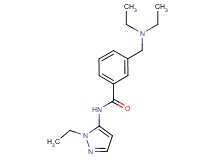 3-[(diethylamino)methyl]-N-(1-ethyl-1H-pyrazol-5-yl)benzamide