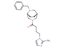 (1R*,5R*)-6-benzyl-3-[4-(2-methyl-1H-imidazol-1-yl)butanoyl]-3,6-diazabicyclo[3.2.2]nonane
