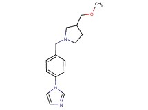1-(4-{[3-(methoxymethyl)pyrrolidin-1-yl]methyl}phenyl)-1H-imidazole