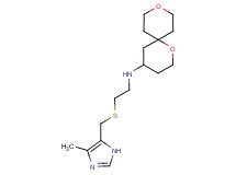 1,9-dioxaspiro[5.5]undec-4-yl(2-{[(4-methyl-1H-imidazol-5-yl)methyl]thio}ethyl)amine