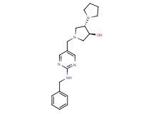 (3'S*,4'S*)-1'-{[2-(benzylamino)pyrimidin-5-yl]methyl}-1,3'-bipyrrolidin-4'-ol