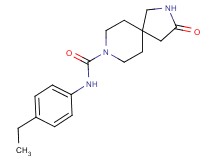 N-(4-ethylphenyl)-3-oxo-2,8-diazaspiro[4.5]decane-8-carboxamide