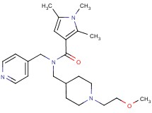 N-{[1-(2-methoxyethyl)piperidin-4-yl]methyl}-1,2,5-trimethyl-N-(pyridin-4-ylmethyl)-1H-pyrrole-3-carboxamide