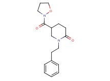 5-(2-isoxazolidinylcarbonyl)-1-(2-phenylethyl)-2-piperidinone