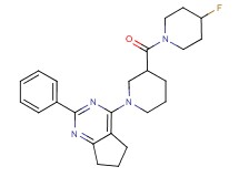 4-{3-[(4-fluoropiperidin-1-yl)carbonyl]piperidin-1-yl}-2-phenyl-6,7-dihydro-5H-cyclopenta[d]pyrimidine