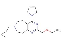 7-(cyclopropylmethyl)-4-(2,5-dihydro-1H-pyrrol-1-yl)-2-(ethoxymethyl)-6,7,8,9-tetrahydro-5H-pyrimido[4,5-d]azepine