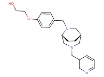 2-(4-{[(1S*,5R*)-3-(3-pyridinylmethyl)-3,6-diazabicyclo[3.2.2]non-6-yl]methyl}phenoxy)ethanol
