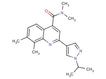 2-(1-isopropyl-1H-pyrazol-4-yl)-N,N,7,8-tetramethylquinoline-4-carboxamide
