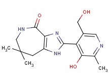 2-[3-hydroxy-5-(hydroxymethyl)-2-methylpyridin-4-yl]-7,7-dimethyl-5,6,7,8-tetrahydroimidazo[4,5-c]azepin-4(1H)-one