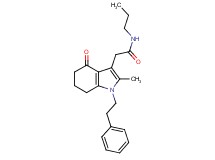 2-[2-methyl-4-oxo-1-(2-phenylethyl)-4,5,6,7-tetrahydro-1H-indol-3-yl]-N-propylacetamide