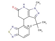 4-(2,1,3-benzothiadiazol-4-yl)-3-tert-butyl-1-methyl-1,4,5,7-tetrahydro-6H-pyrazolo[3,4-b]pyridin-6-one