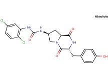 N-(2,5-dichlorophenyl)-N'-[(3R,7S,8aS)-3-(4-hydroxybenzyl)-1,4-dioxooctahydropyrrolo[1,2-a]pyrazin-7-yl]urea