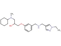 1-[cyclohexyl(methyl)amino]-3-[3-({[(1-ethyl-1H-pyrazol-4-yl)methyl]amino}methyl)phenoxy]-2-propanol