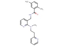 2,5-dimethyl-N-({2-[methyl(2-pyridin-2-ylethyl)amino]pyridin-3-yl}methyl)benzamide