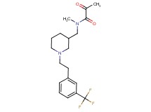 N-methyl-2-oxo-N-[(1-{2-[3-(trifluoromethyl)phenyl]ethyl}piperidin-3-yl)methyl]propanamide