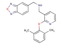 (2,1,3-benzoxadiazol-5-ylmethyl){[2-(2,6-dimethylphenoxy)-3-pyridinyl]methyl}amine