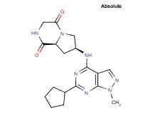 (7S,8aS)-7-[(6-cyclopentyl-1-methyl-1H-pyrazolo[3,4-d]pyrimidin-4-yl)amino]hexahydropyrrolo[1,2-a]pyrazine-1,4-dione