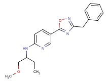 5-(3-benzyl-1,2,4-oxadiazol-5-yl)-N-[1-(methoxymethyl)propyl]-2-pyridinamine