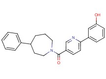 3-{5-[(4-phenylazepan-1-yl)carbonyl]pyridin-2-yl}phenol