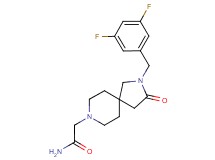 2-[2-(3,5-difluorobenzyl)-3-oxo-2,8-diazaspiro[4.5]dec-8-yl]acetamide