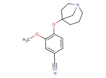 4-(1-azabicyclo[3.2.1]oct-5-yloxy)-3-methoxybenzonitrile
