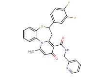 6-(3,4-difluorophenyl)-11-methyl-9-oxo-N-(2-pyridinylmethyl)-7,9-dihydro-6H-pyrido[2,1-d][1,5]benzothiazepine-8-carboxamide