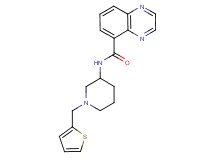 N-[1-(2-thienylmethyl)piperidin-3-yl]quinoxaline-5-carboxamide