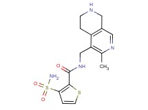 3-(aminosulfonyl)-N-[(3-methyl-5,6,7,8-tetrahydro-2,7-naphthyridin-4-yl)methyl]-2-thiophenecarboxamide