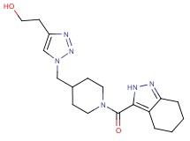 2-(1-{[1-(4,5,6,7-tetrahydro-2H-indazol-3-ylcarbonyl)-4-piperidinyl]methyl}-1H-1,2,3-triazol-4-yl)ethanol