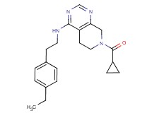 7-(cyclopropylcarbonyl)-N-[2-(4-ethylphenyl)ethyl]-5,6,7,8-tetrahydropyrido[3,4-d]pyrimidin-4-amine