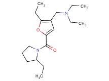 N-ethyl-N-({2-ethyl-5-[(2-ethylpyrrolidin-1-yl)carbonyl]-3-furyl}methyl)ethanamine
