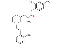 N'-(2,4-dimethylphenyl)-N-methyl-N-({1-[2-(2-methylphenyl)ethyl]-3-piperidinyl}methyl)urea