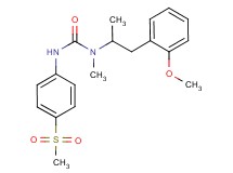 N-[2-(2-methoxyphenyl)-1-methylethyl]-N-methyl-N'-[4-(methylsulfonyl)phenyl]urea