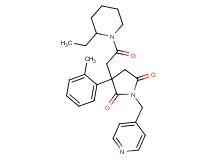 3-[2-(2-ethyl-1-piperidinyl)-2-oxoethyl]-3-(2-methylphenyl)-1-(4-pyridinylmethyl)-2,5-pyrrolidinedione