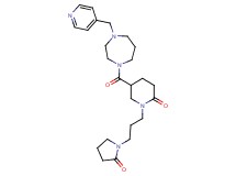 1-[3-(2-oxo-1-pyrrolidinyl)propyl]-5-{[4-(4-pyridinylmethyl)-1,4-diazepan-1-yl]carbonyl}-2-piperidinone