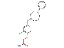 2-{2-chloro-4-[(4-phenyl-1,4-diazepan-1-yl)methyl]phenoxy}acetamide