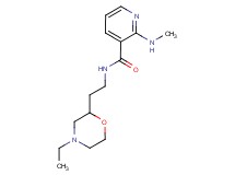 N-[2-(4-ethylmorpholin-2-yl)ethyl]-2-(methylamino)nicotinamide