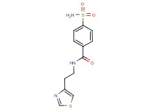 4-(aminosulfonyl)-N-[2-(1,3-thiazol-4-yl)ethyl]benzamide