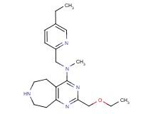 2-(ethoxymethyl)-N-[(5-ethyl-2-pyridinyl)methyl]-N-methyl-6,7,8,9-tetrahydro-5H-pyrimido[4,5-d]azepin-4-amine dihydrochloride