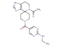 5-[(5-acetyl-1,5,6,7-tetrahydro-1'H-spiro[imidazo[4,5-c]pyridine-4,4'-piperidin]-1'-yl)carbonyl]-N-ethylpyrimidin-2-amine