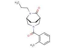 (1S*,5R*)-3-(2-methylbenzoyl)-6-propyl-3,6-diazabicyclo[3.2.2]nonan-7-one