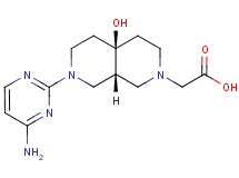 [(4aR*,8aR*)-7-(4-aminopyrimidin-2-yl)-4a-hydroxyoctahydro-2,7-naphthyridin-2(1H)-yl]acetic acid